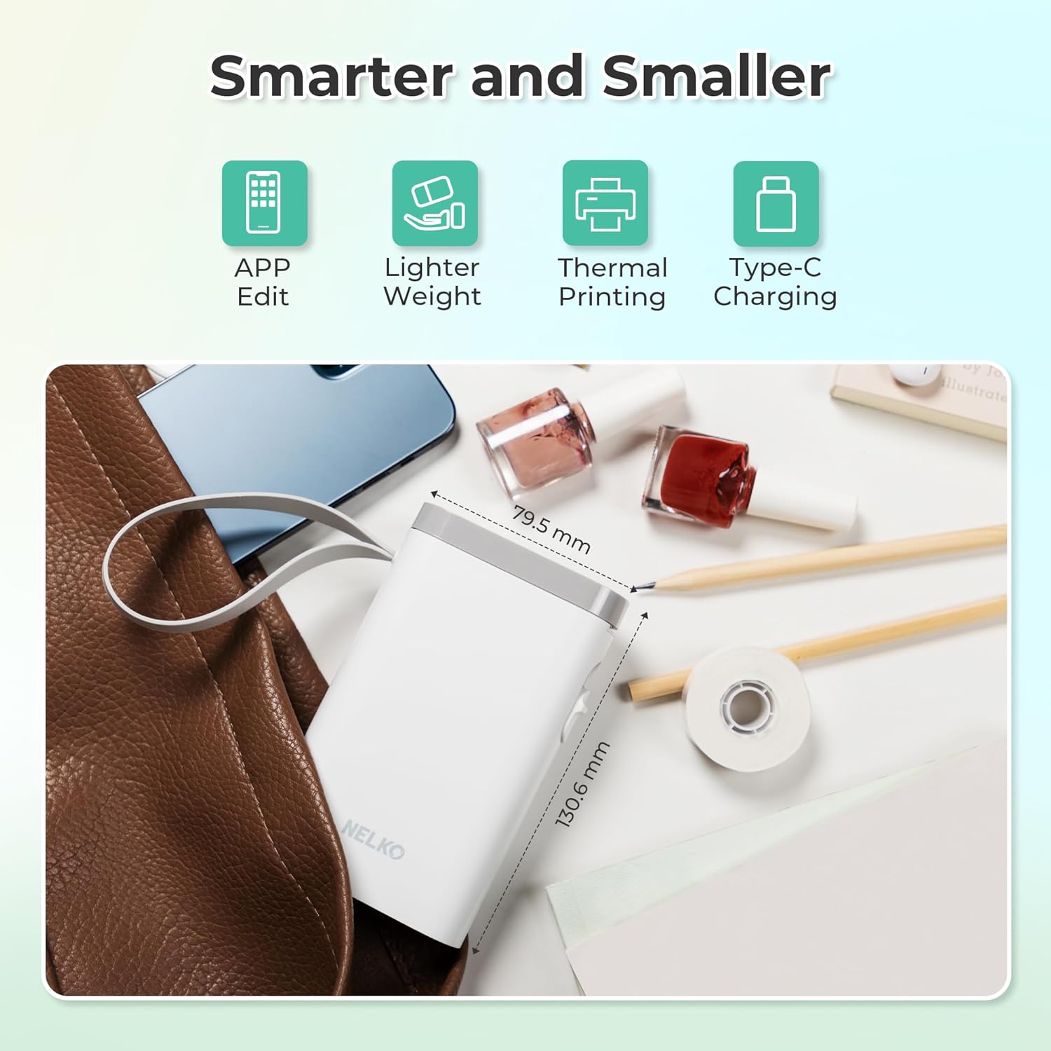 Nelko Bluetooth Label Maker with Tape